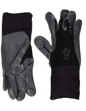 Atlas Nitrile Garden Gloves X-Large Black
